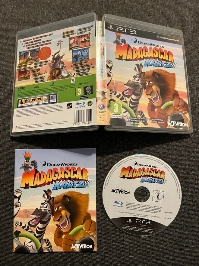 Madagascar Kartz PS3 (Suomijulkaisu)