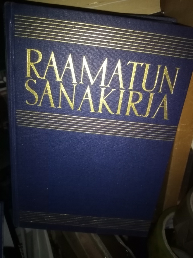Saarisalo : Raamatun sanakirja ( SIS POSTIKULU)