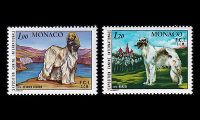Monaco 1347-8 ** Kansainvälinen koiranäyttely (1978)