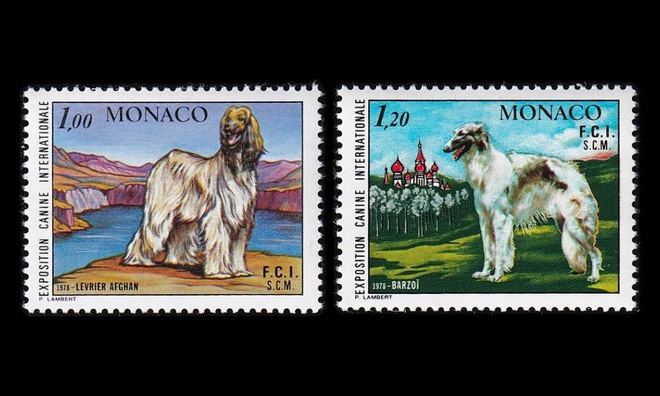 Monaco 1347-8 ** Kansainvälinen koiranäyttely (1978)