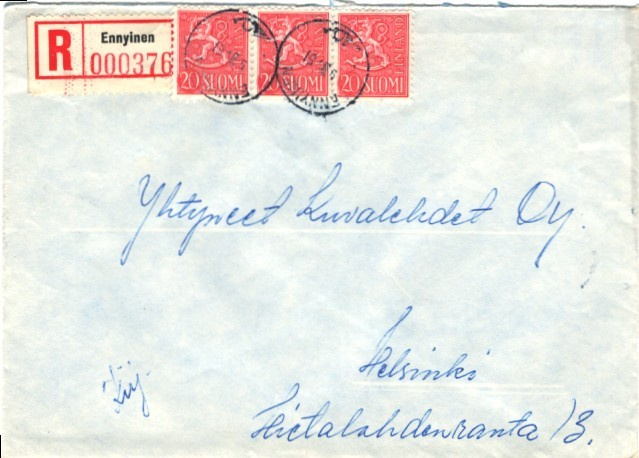 R-KUORI ENNYINEN/VEHMAA-HELSINKI