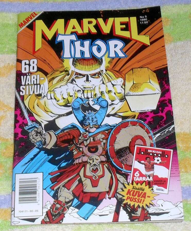 MARVEL 5 / 1990 - Thor, mukana kuvapussi