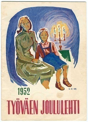 Työväen joululehti 1952 (mm. Pekkanen, Larni, Outsider)