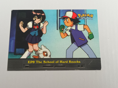 2000 Topps Pokemon TV EP9 The school of hard knocks