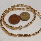 Vintage Gold plated oliivi kaulakoru - pikkukuva 2