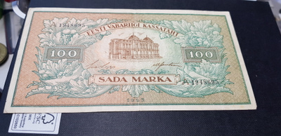 100 mk 1923 eesti kl 5-6