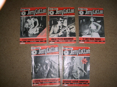 5 kpl Jerry Cottoneita vuodelta 1980
