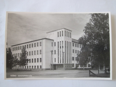 VANHA Postikortti Kemi 1950-l Alkup.Mallikappale