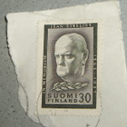 Sibelius juhla POSTIMERKKI v.1957 30 markkaa - pikkukuva 1