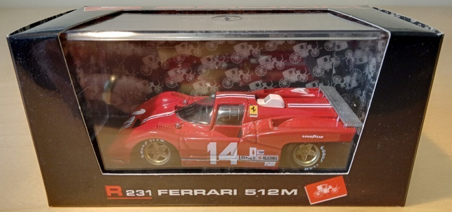 Brumm Ferrari 512 M  -pienoismalli
