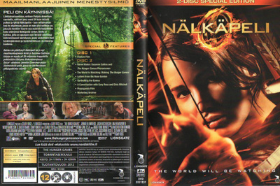 nälkäpeli (3 845) k -FI- suomik. DVD (2) jennifer lawrence 2