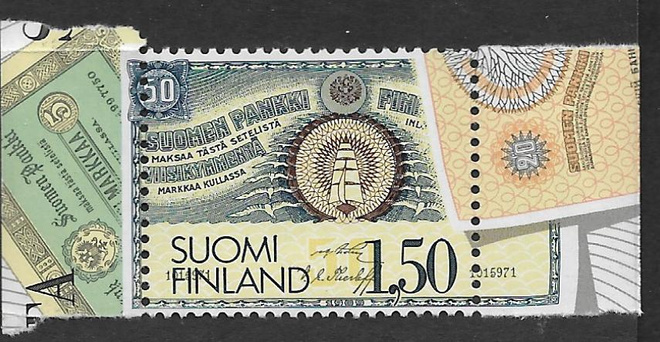 100v suomalaista setelipain. 1985 (LAPE 959) **