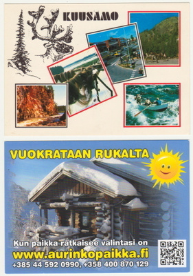Kuusamo Ruka yms 2 korttia
