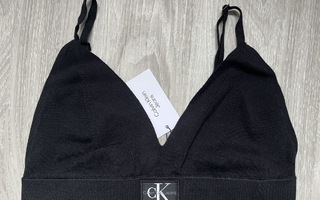 CALVIN KLEIN JEANS MUSTA BRALETTE koko XL *UUSI*