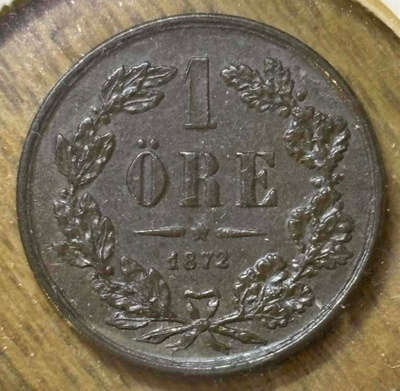 1 Öre 1872 Ruotsi Sverige
