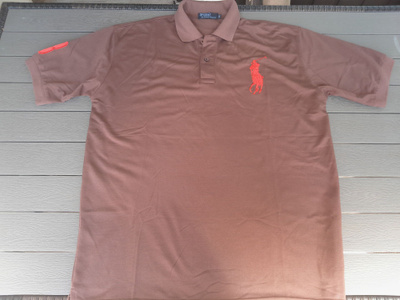 Polo Ralph Lauren Pikeepaita Ruskea XXL