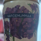 Vintage peltipurkki orvokkipurkki - pikkukuva 2