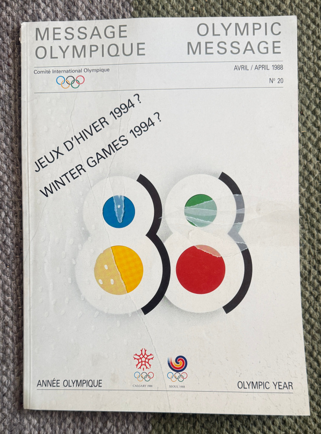 OLYMPIC MESSAGE  APRIL 1988 / No 20