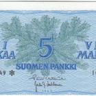 5 Markkaa 1963 Litt.A I-sarjaa tähdellä, kl.8-9 - pikkukuva 1