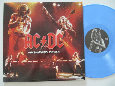 AC/DC Springfield Devils Sininen vinyyli LP ACDC