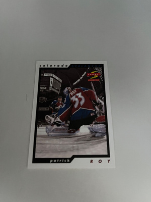 1996-97 Score Golden Blades Sample Patrick Roy