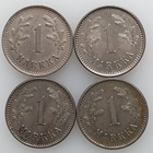 4x 1 Markka 1921-1924 - hyväkuntoinen sarja! - pikkukuva 1