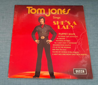 TOM JONES Sings She's A Lady SKL 5089 1971