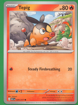 Pokémon Tepig (ASC 029)