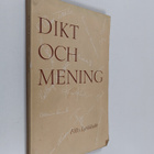 Bengt Holmqvist : Dikt och mening - pikkukuva 1