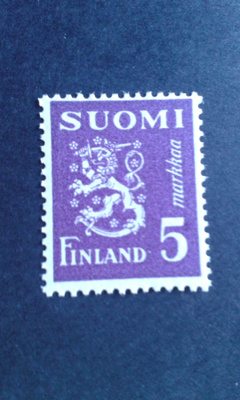 1945 violetti 5mk**