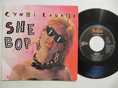 Cyndi Lauper She Bop 7" sinkku