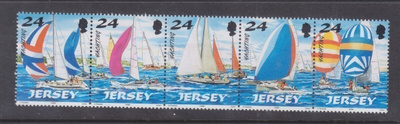 Jersey kilpapurjehdus Mi 831-840