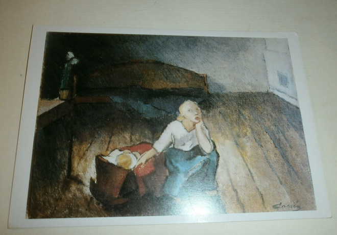 Alvar Cawén: Kehtolaulu 1921, väripk, ei p.
