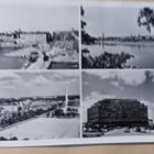 Helsinki, nelikuvakortti 1950-l. kaupungista, vkpk, p. 1956 - pikkukuva 1