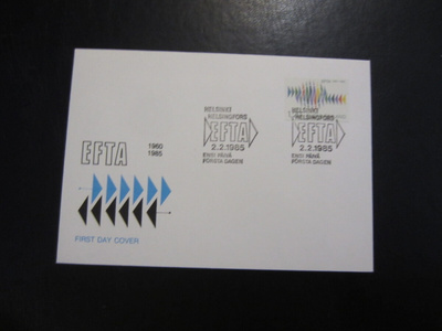 FDC 1985 EFTA 1960-1985