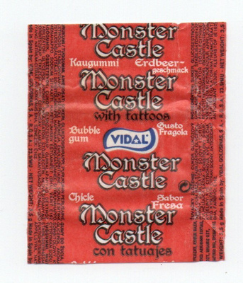 Purkkakääre MONSTER CASTLE Purukumikääre