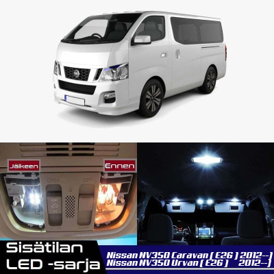 Nissan Urvan NV350 (E26) Sisätilan LED-sarja 6-o