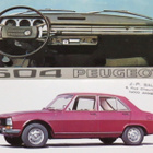 1969 Peugeot 504 esite -  KUIN UUSI - pikkukuva 1