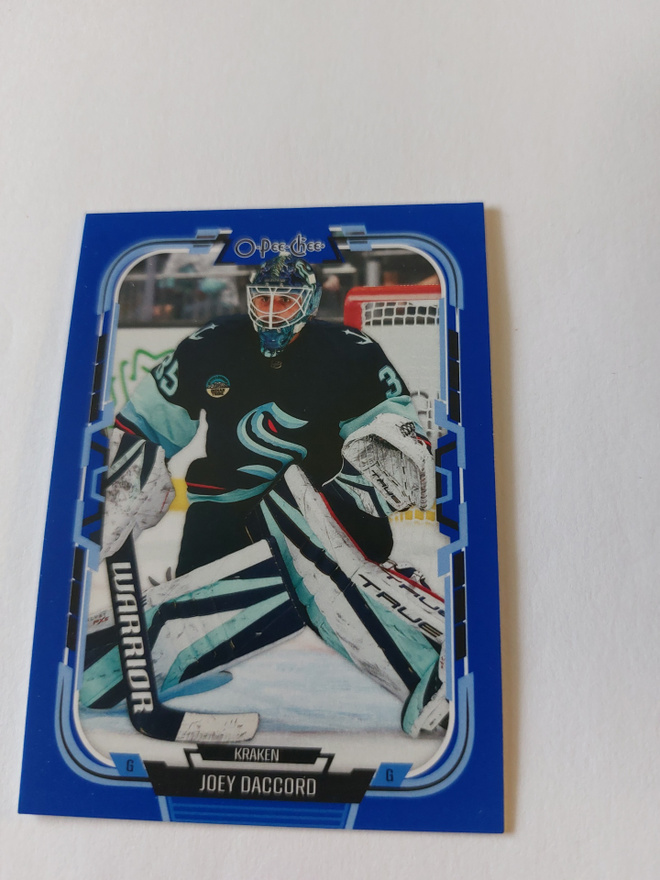 2025-26 O-Pee-Chee Blue #239 Joey Daccord