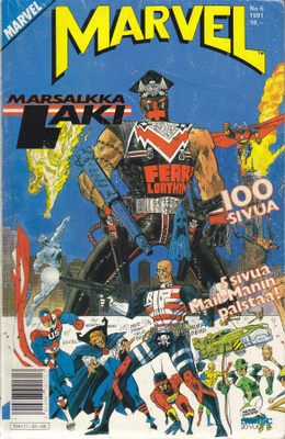 Marvel 6/1991 Marsalkka Laki