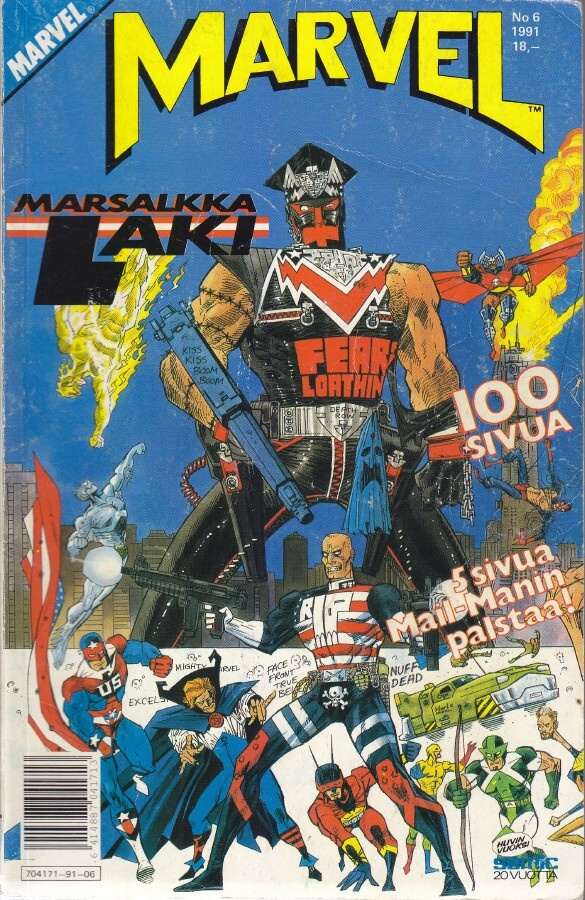 Marvel 6/1991 Marsalkka Laki
