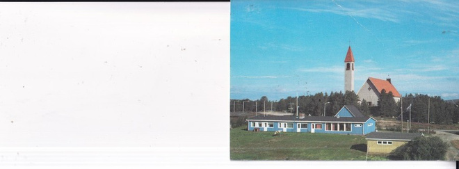 Enontekiö , kirkko, seurakuntatalo  b705