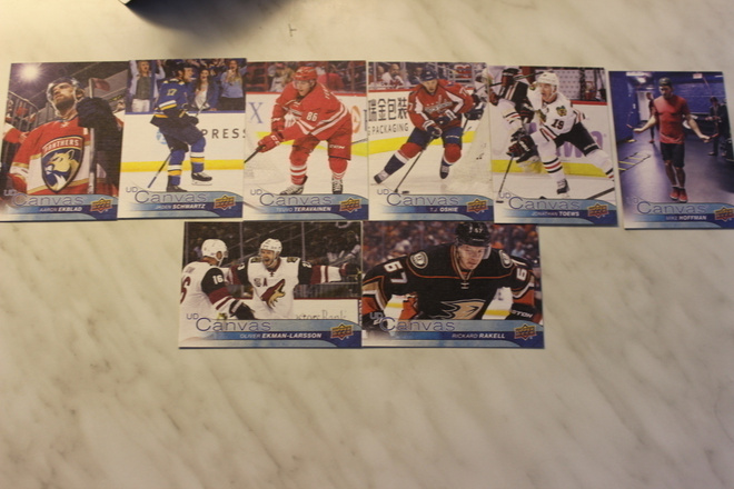 2016-17 Upper Deck UD Canvas kortteja alk. 0.50e/kpl