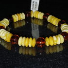 Meripihka rannekoru Amber EGG YOLK natural - pikkukuva 1