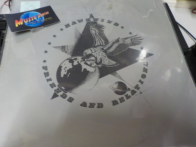 HAWKWIND FRIENDS AND RELATIONS 1ST UK - 82 PRESS LP EX-/EX