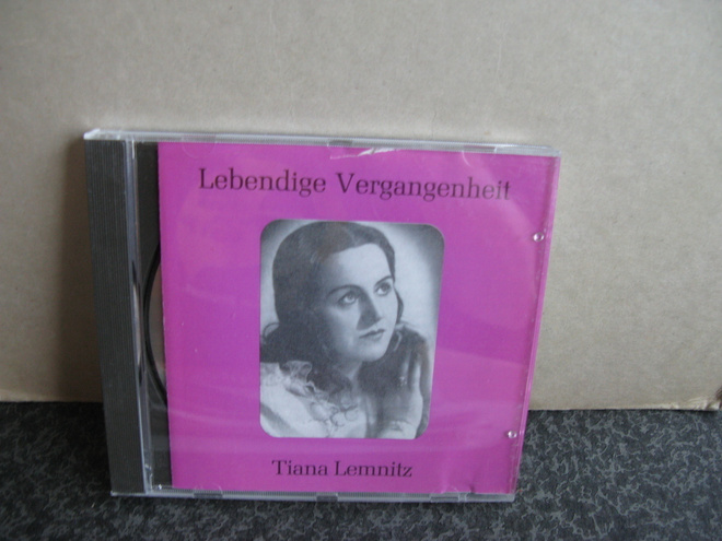 Tiana Lemnitz:Lebendige Vergangenheit cd