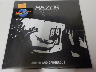 RAZOR - ARMED AND DANGEROUS UUSI LP 2010 PRESS