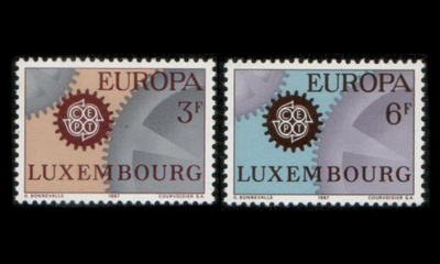 Luxemburg 748-9 ** Europa (1967)