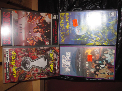 Scorpions, Iron Maiden, Deep Purple
