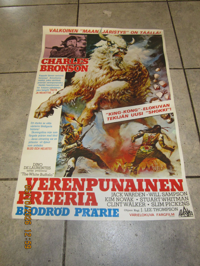 Alkuperäinen elokuvajuliste: Verenpunainen preeria (1977)
